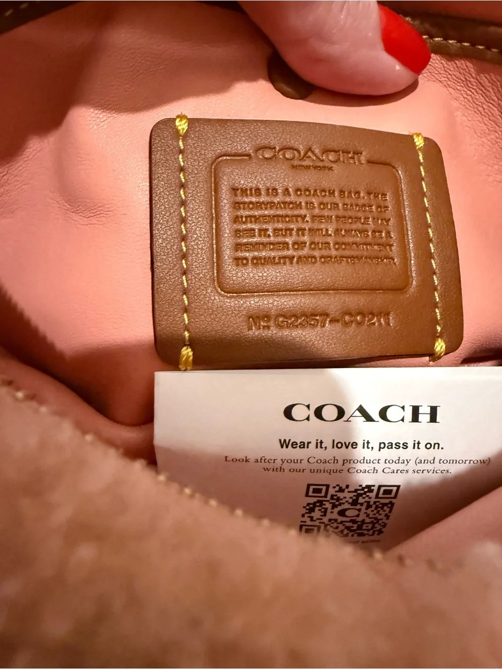COACH Mira Shearling Crescent Shoulder Bag Candy Pink NWOT/PRICE FIRM